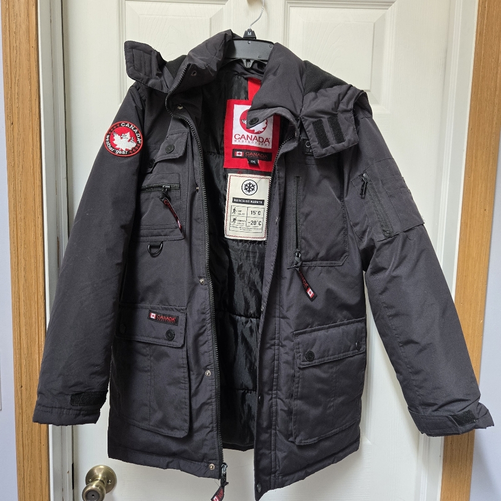 BOYS Canada Weathergear Winter Coat Goose